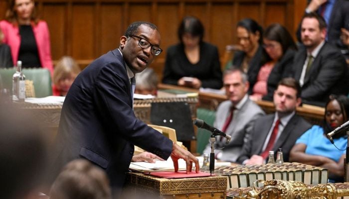 The Chancellor of the Exchequer Kwasi Kwarteng speaks during the Governments Growth Plan statement at the House of Commons, in London, Britain, September 23, 2022. — Reuters