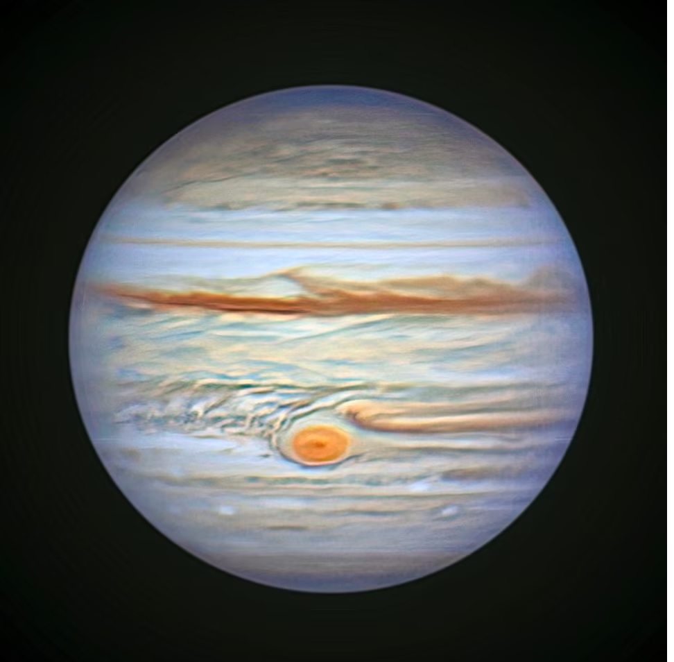 Jupiter as captured by astrophotographer Andrew McCarthy.— Cosmic_background