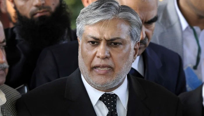 Former finance minister and senior PML-N leader Ishaq Dar. — AFP/File