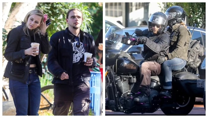 Michael Jacksons son Prince enjoys motorcycle ride with girlfriend Molly Schirmang