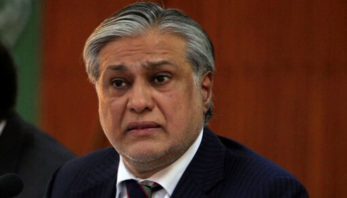 Former finance minister Ishaq Dar. -APP/File