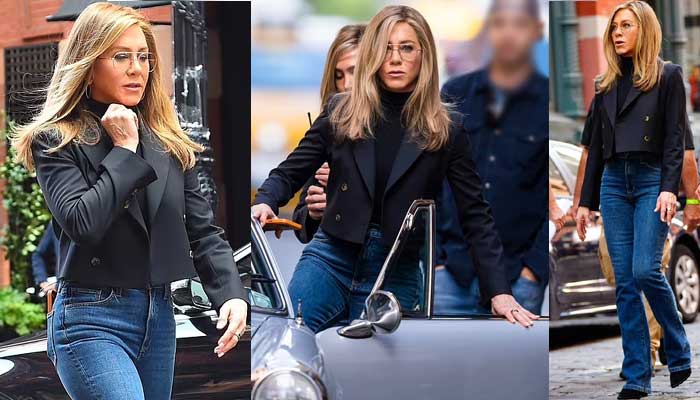 Jennifer Aniston sets tongues wagging as she puts on stylish display in walk with Jon Hamm