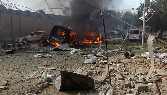 Representational image of a site of an explosion in Afghan capital, Kabul. — Reuters/File