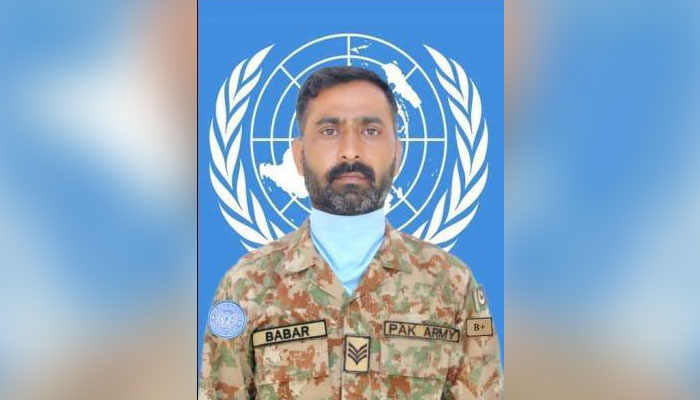 Martyred soldier, Havildar Babar. — ISPR