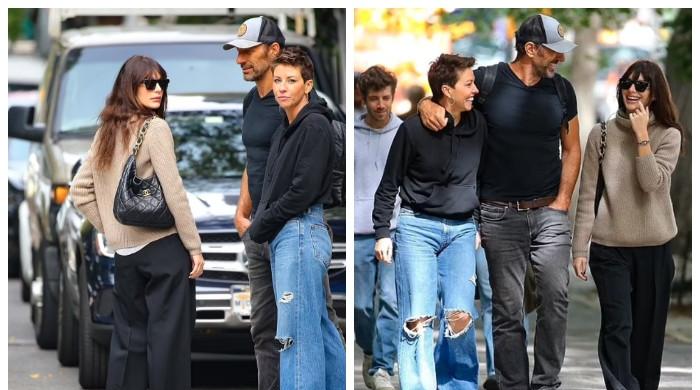 Camila Morrone steps out for a stroll with father Maximo after split ...