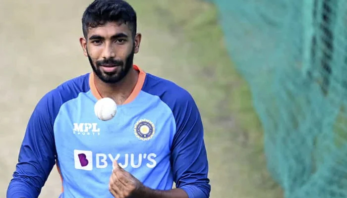 Indian pacer Jasprit Bumrah can be seen in this undated photo during a practice session of the Men In Blue. — AFP/File