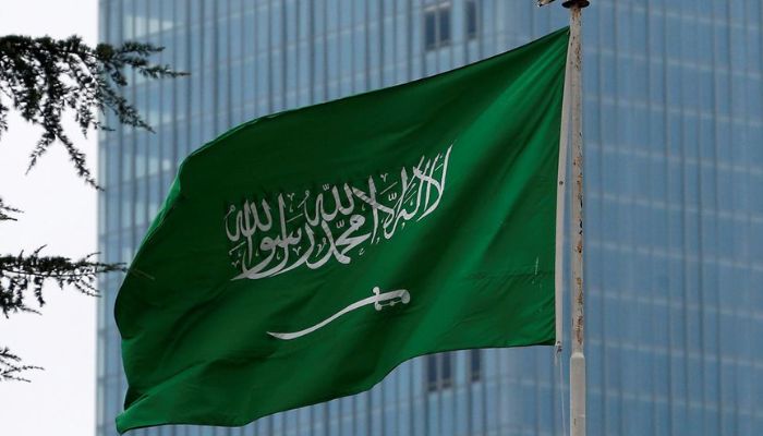 A Saudi flag flutters atop Saudi Arabias consulate in Istanbul, Turkey October 20, 2018.— Reuters