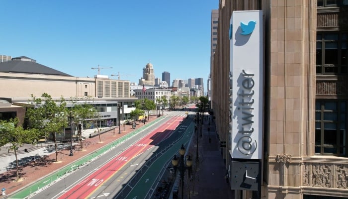 Signage for Twitter is seen at the companys headquarters in San Francisco, California, US on April 25, 2022. — Reuters/File