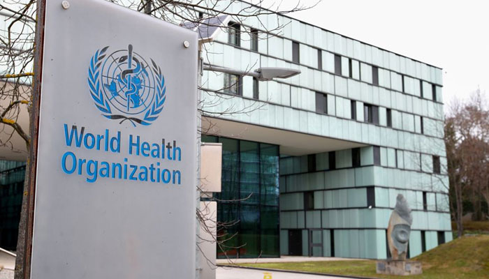 A logo is pictured outside a building of the World Health Organisation (WHO) during an executive board meeting on update on the coronavirus outbreak, in Geneva, Switzerland, February 6, 2020. — Reuters