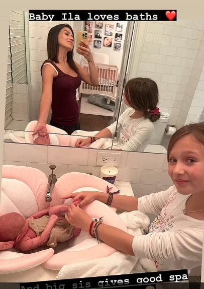 Hilaria Baldwin gushes over her newborn child in adorable new snaps