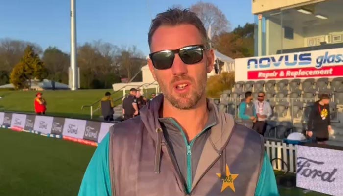 Pakistan cricket team’s bowling coach Shaun Tait. — Provided by the reporter