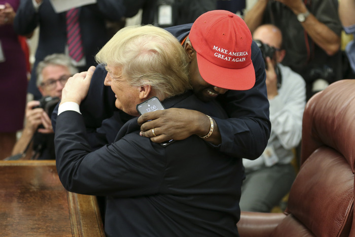 Kanye West is upset with his close friend Donald Trump