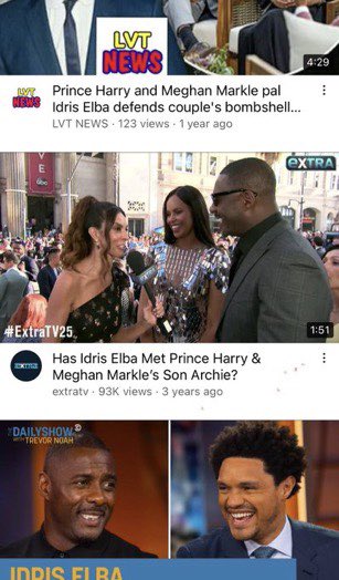 Actor Idris Elbas remarks about Prince Harry and Meghans son resurface online