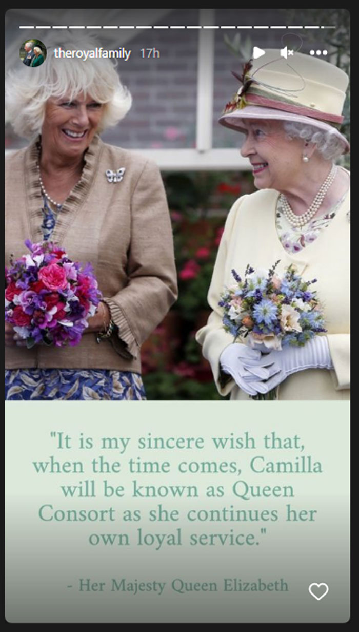 King Charles reminds public of Queen Elizabeth ‘sincere wish’ for Camilla