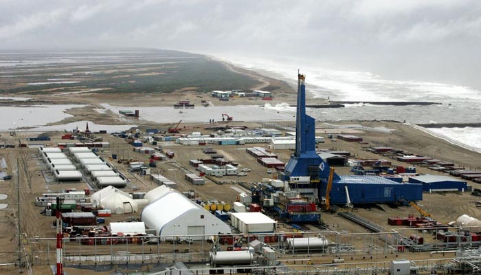 India will weigh what Russia has to offer on Sakhalin-1 ownership revamp 2 An aerial view shows the Yastreb (Hawk) land rig at Sakhalin-1s Chaivo field, some 1,000 km (621 miles) north of Yuzhno Sakhalinsk October 10, 2006. — Reuters/File