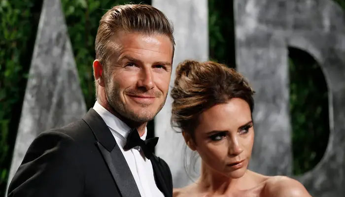 Victoria Beckham cuts stylish figure as she steps out with hubby David in NYC