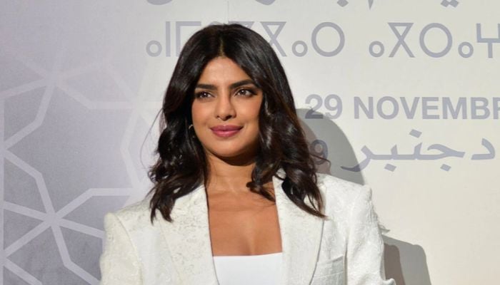 Priyanka Chopra attends the Conversation with section at the 18th edition of the Marrakech International Film Festival, Morocco December 5, 2019.— Reuters