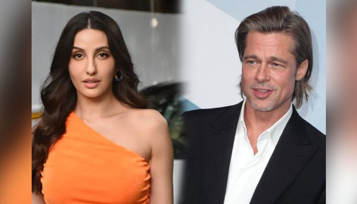 Nora Fatehi faces backlash after saying Brad Pitt slid into her DMs