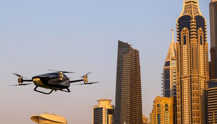 XPengs eVTOL flying car X2 makes its first public flying in Dubai, United Arab Emirates, October 10, 2022. — Reuters/File