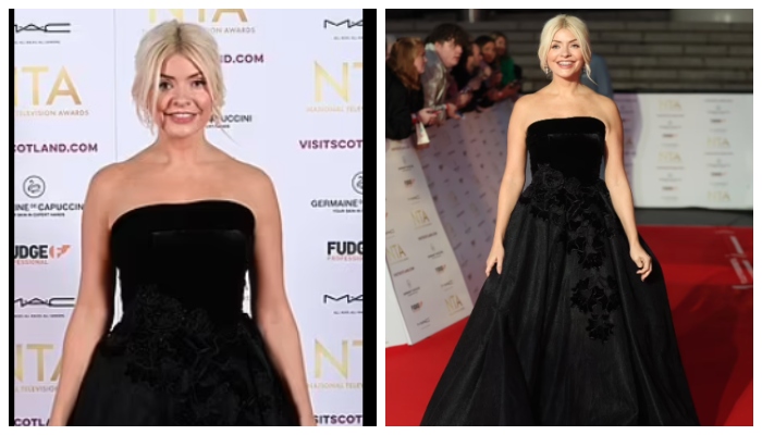 Holly Willoughby menghindari kritik antrian saat dia memimpin karpet merah