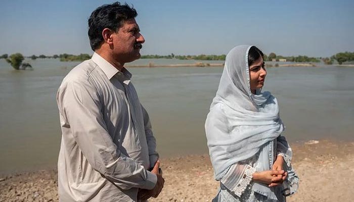 Nobel Peace Prize laureate Malala Yousafzai along with her father. — Instagram