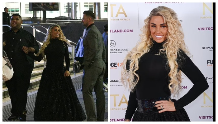 Katie Price appears in great spirits as she attends NTAs with son Harvey, beau Carl Woods - Vimarsana News