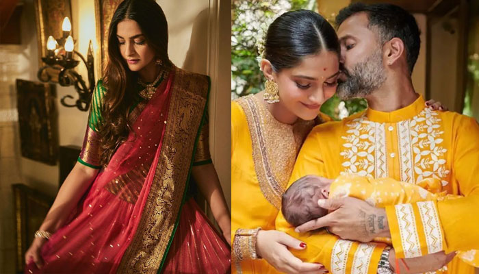 Sonam Kapoor hubby Anand Ahuja reacts to her snap feeding son
