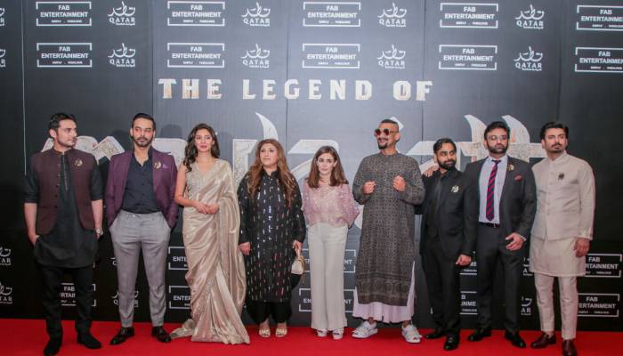 The Legend of Maula Jatt Qatar Premiere: Fawad and Mahira Khan turn heads