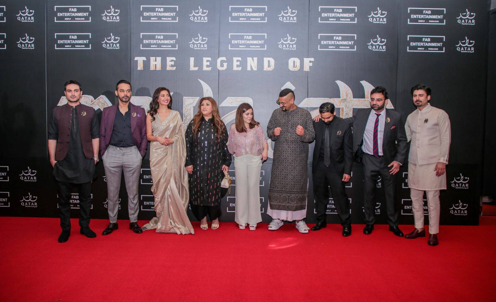 The Legend of Maula Jatt Qatar Premiere: Fawad and Mahira Khan turn heads