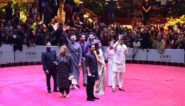 The Legend of Maula Jatt Qatar Premiere: Fawad and Mahira Khan turn heads
