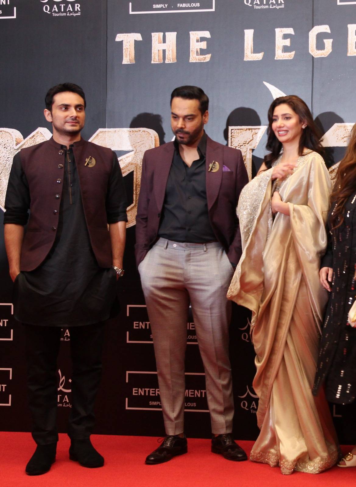 The Legend of Maula Jatt Qatar Premiere: Fawad and Mahira Khan turn heads