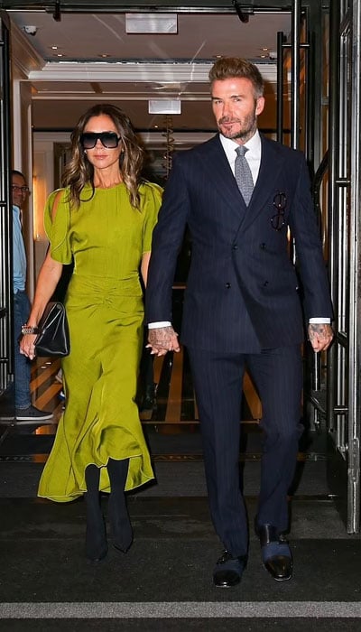 David, Victoria Beckham set couple goals as they step out holding hands ...