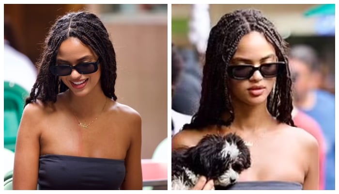 Kanye West’s new Brazilian model girlfriend Juliana Nalu steps outside in style: Photos
