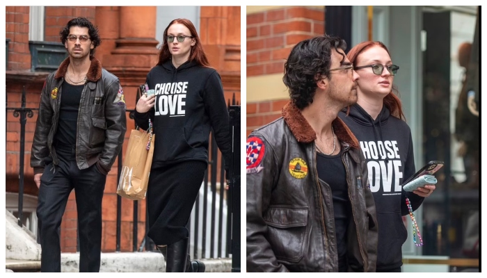 Joe Jonas & Sophie Turner Step Out For Louis Vuitton Paris Fashion