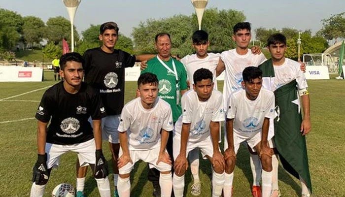 Pakistans Street Child Football team. — Twitter/File