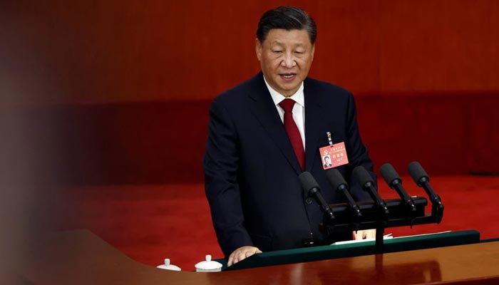 Chinese President Xi Jinping speaks during the opening ceremony of the 20th National Congress of the Communist Party of China, at the Great Hall of the People in Beijing, China October 16, 2022. — Reuters