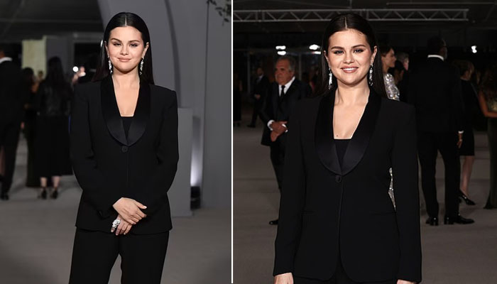 Selena Gomez looks drop dead gorgeous in black at the Academy Museum Gala