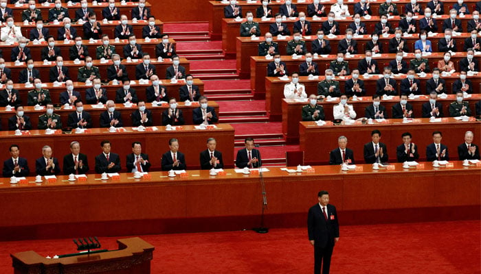 Chinese President Xi Jinping attends the opening ceremony of the 20th National Congress of the Communist Party of China, at the Great Hall of the People in Beijing, China October 16, 2022. — Reuters
