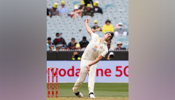 Pat Cummins in action as Australia takes on England in the third Ashes test at Melbourne Cricket Ground in Melbourne, Australia, December 26, 2021. — Reuters/File