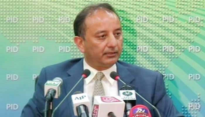 State Minister for Petroleum Musadik Malik addressing a press conference at the Press Information Department. — PID