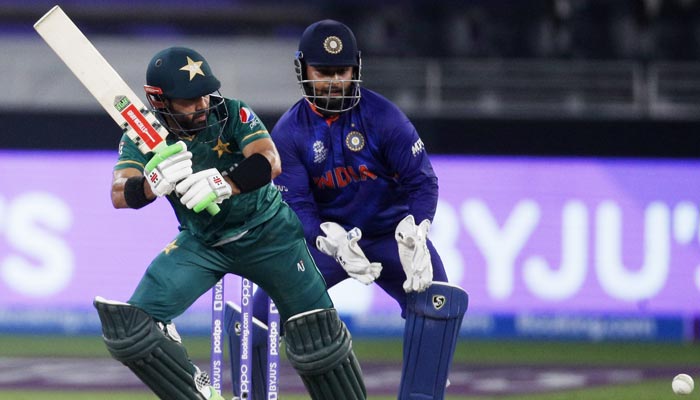 Cricket - ICC Mens T20 World Cup 2021 - Super 12 - Group 2 - India v Pakistan - Dubai International Stadium, Dubai, United Arab Emirates - October 24, 2021 Pakistans Mohammad Rizwan. — Reuters