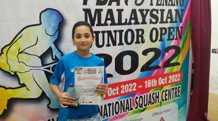 11-year-old Mahnoor makes headlines amid Asian junior squash title win