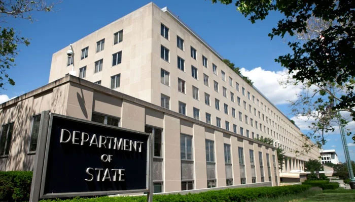 The US State Department building in Washington.