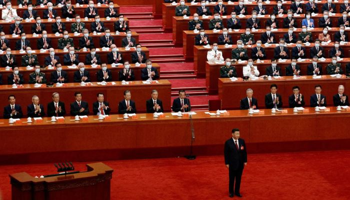 Chinese President Xi Jinping attends the opening ceremony of the 20th National Congress of the Communist Party of China, at the Great Hall of the People in Beijing, China October 16, 2022.— Reuters