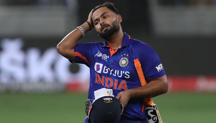 Indias Rishabh Pant leaves the field after being dismissed during the Asia Cup T20 international cricket Super Four match between India and Pakistan at the Dubai International Cricket Stadium in Dubai on September 4, 2022. — AFP/File