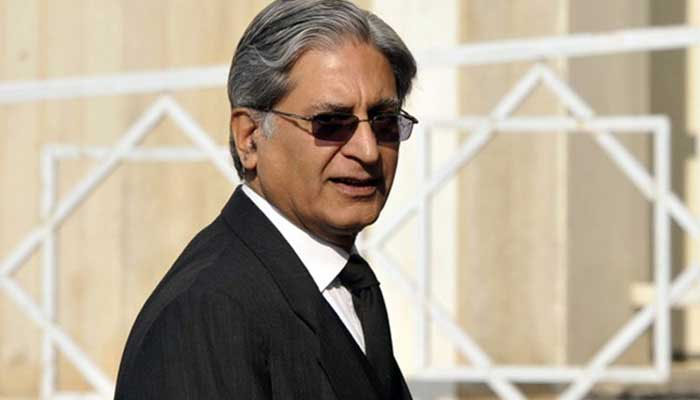 Chaudhry Aitzaz Ahsan. — AFP