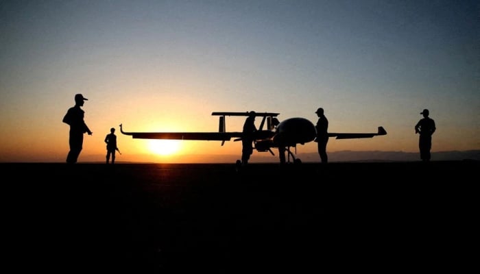 A view of a drone during a military exercise in an undisclosed location in Iran, in this handout image obtained on August 24, 2022.— Reuters/File