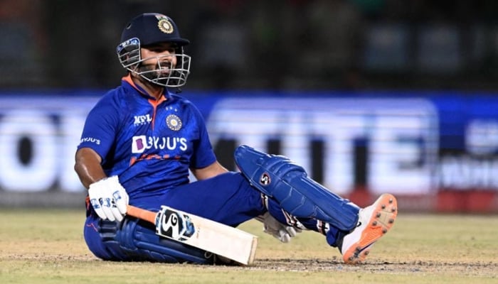 Rishabh Pant during the first T20I match between India and South Africa at the Arun Jaitley Stadium in New Delhi.— AFP/File