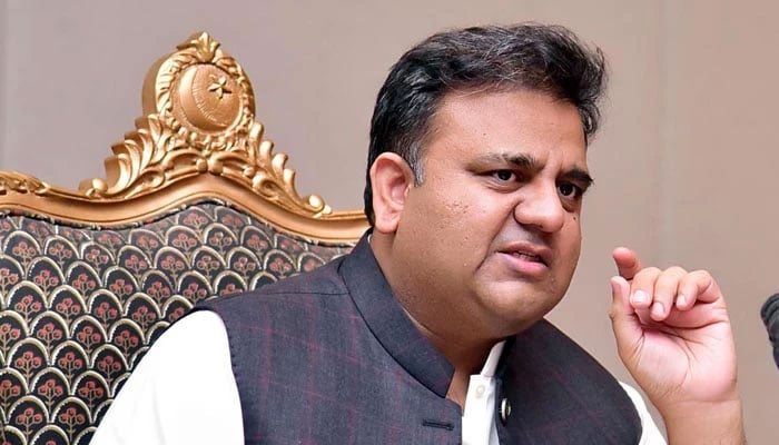 PTI leader Fawad Chaudhry. Twitter