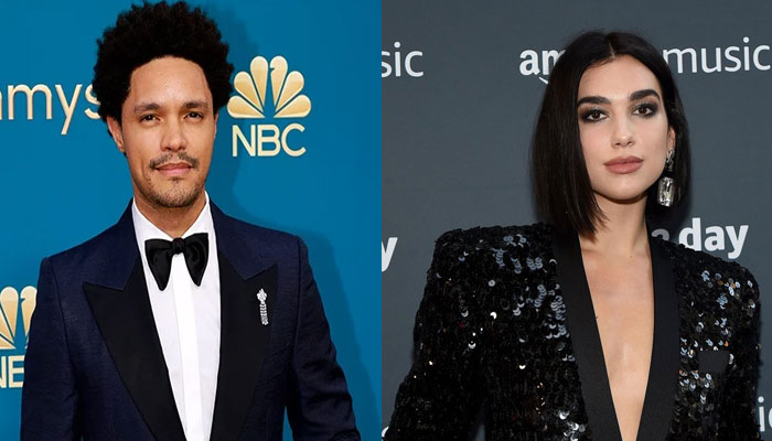 Trevor Noah reflects back at when he first saw Dua Lipa